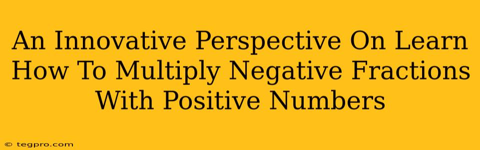 An Innovative Perspective On Learn How To Multiply Negative Fractions With Positive Numbers