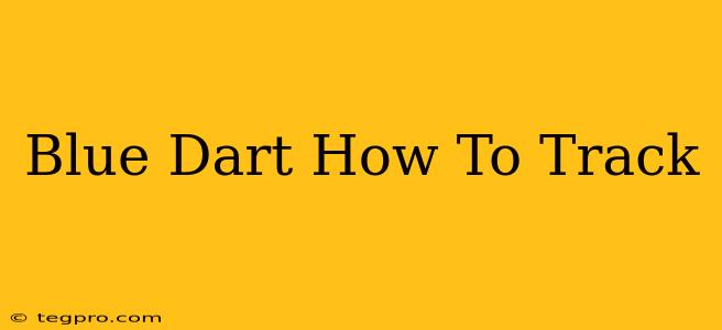 Blue Dart How To Track