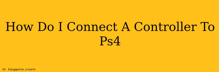 How Do I Connect A Controller To Ps4