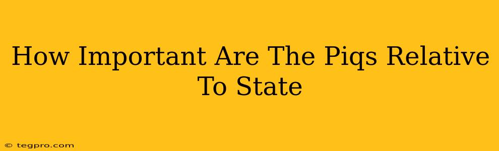 How Important Are The Piqs Relative To State