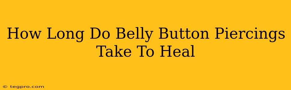 How Long Do Belly Button Piercings Take To Heal