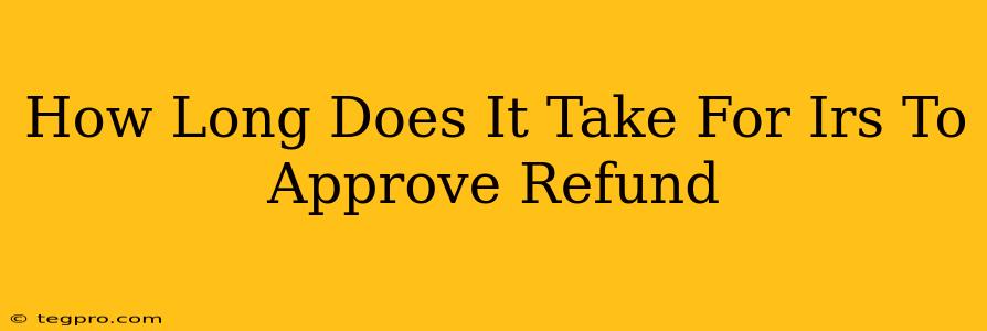 How Long Does It Take For Irs To Approve Refund