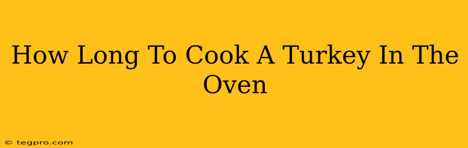 How Long To Cook A Turkey In The Oven