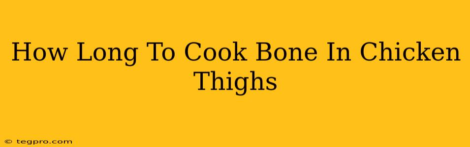 How Long To Cook Bone In Chicken Thighs