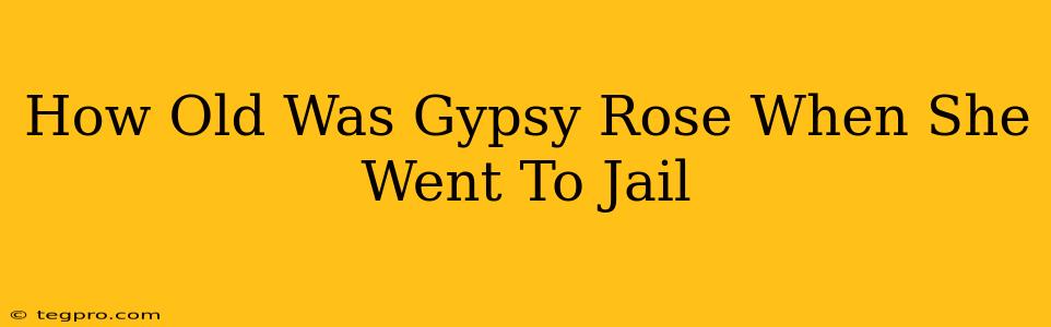 How Old Was Gypsy Rose When She Went To Jail