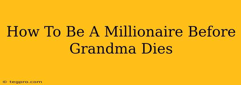 How To Be A Millionaire Before Grandma Dies