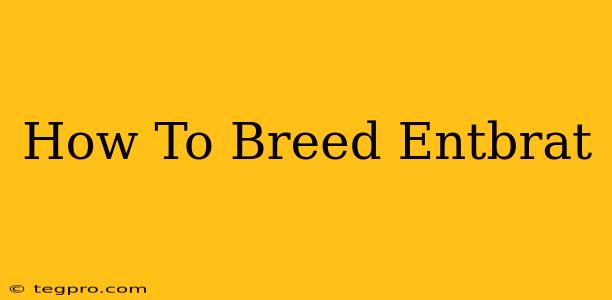 How To Breed Entbrat