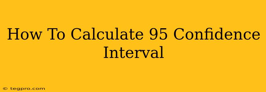 How To Calculate 95 Confidence Interval