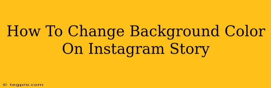 How To Change Background Color On Instagram Story