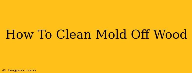 How To Clean Mold Off Wood