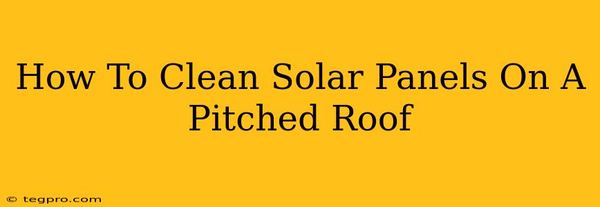 How To Clean Solar Panels On A Pitched Roof