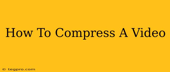 How To Compress A Video