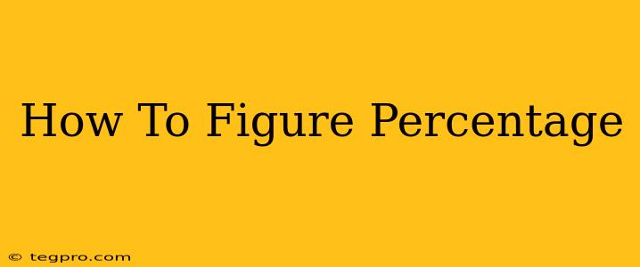 How To Figure Percentage