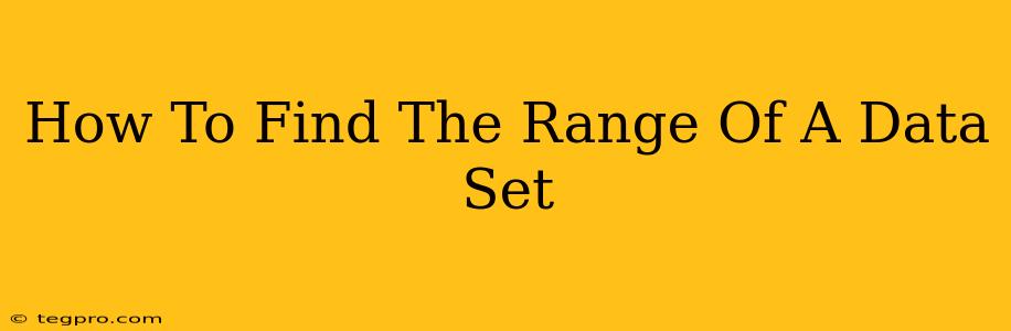 How To Find The Range Of A Data Set