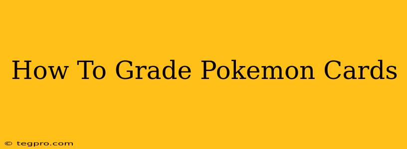 How To Grade Pokemon Cards