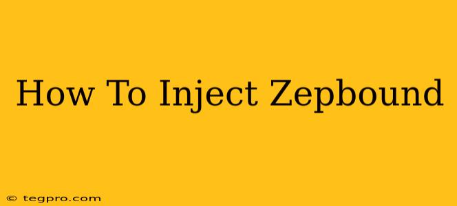 How To Inject Zepbound