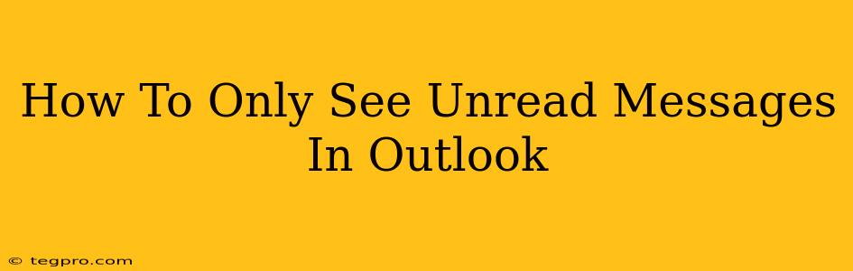 How To Only See Unread Messages In Outlook