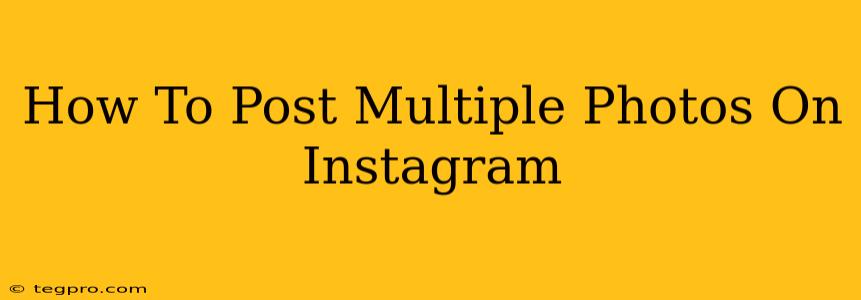 How To Post Multiple Photos On Instagram