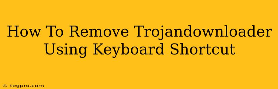 How To Remove Trojandownloader Using Keyboard Shortcut