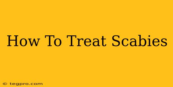 How To Treat Scabies