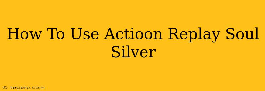 How To Use Actioon Replay Soul Silver