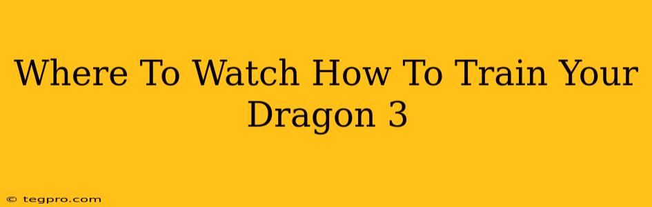 Where To Watch How To Train Your Dragon 3