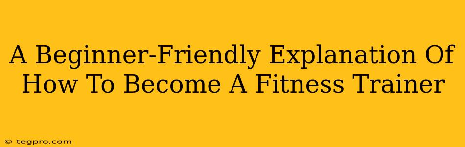 A Beginner-Friendly Explanation Of How To Become A Fitness Trainer