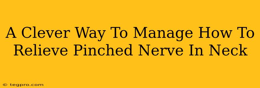 A Clever Way To Manage How To Relieve Pinched Nerve In Neck