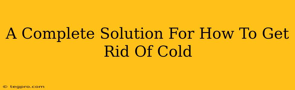 A Complete Solution For How To Get Rid Of Cold