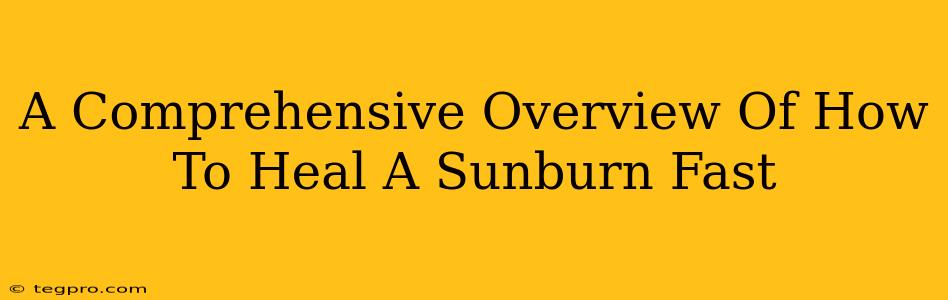 A Comprehensive Overview Of How To Heal A Sunburn Fast