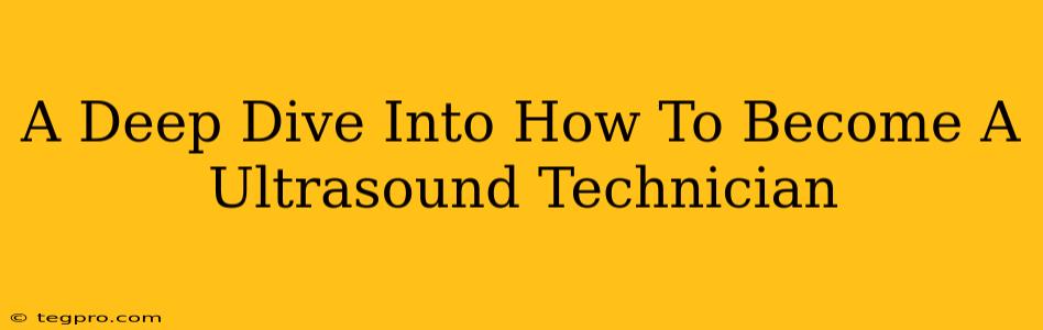 A Deep Dive Into How To Become A Ultrasound Technician