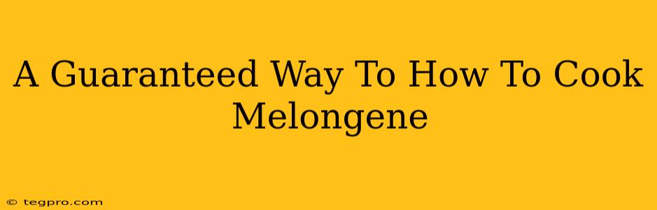 A Guaranteed Way To How To Cook Melongene