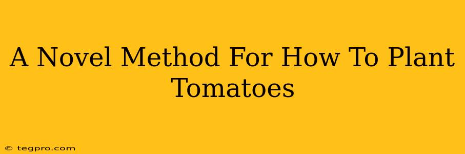 A Novel Method For How To Plant Tomatoes