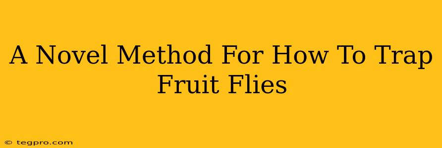 A Novel Method For How To Trap Fruit Flies