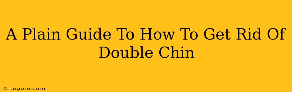 A Plain Guide To How To Get Rid Of Double Chin