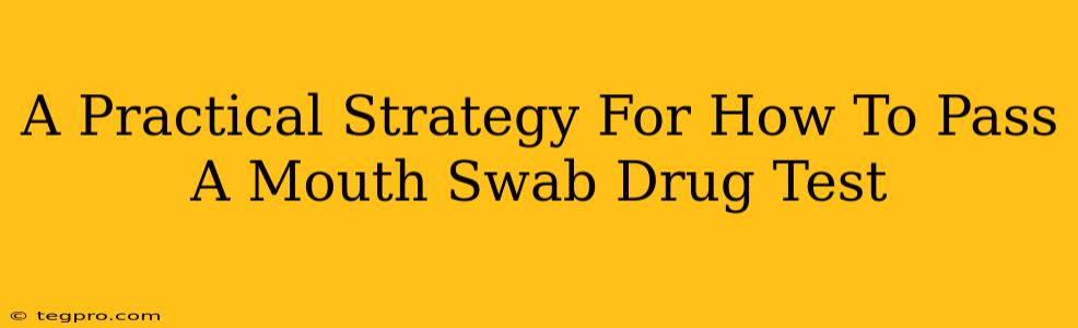 A Practical Strategy For How To Pass A Mouth Swab Drug Test