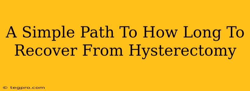 A Simple Path To How Long To Recover From Hysterectomy