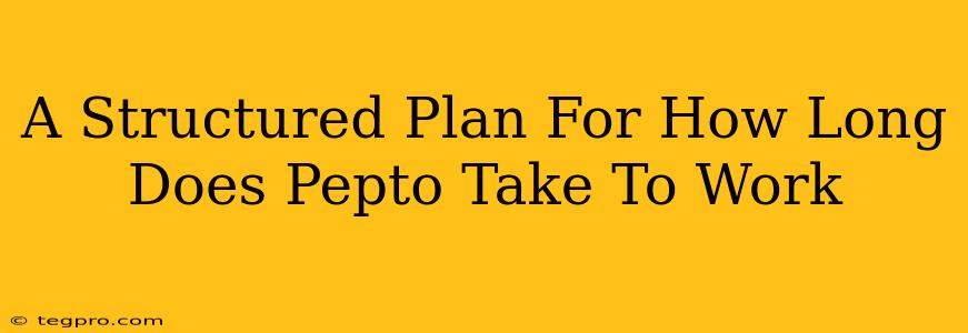 A Structured Plan For How Long Does Pepto Take To Work