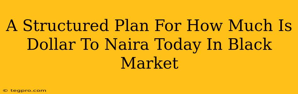 A Structured Plan For How Much Is Dollar To Naira Today In Black Market