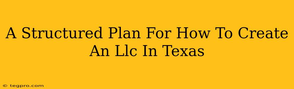 A Structured Plan For How To Create An Llc In Texas