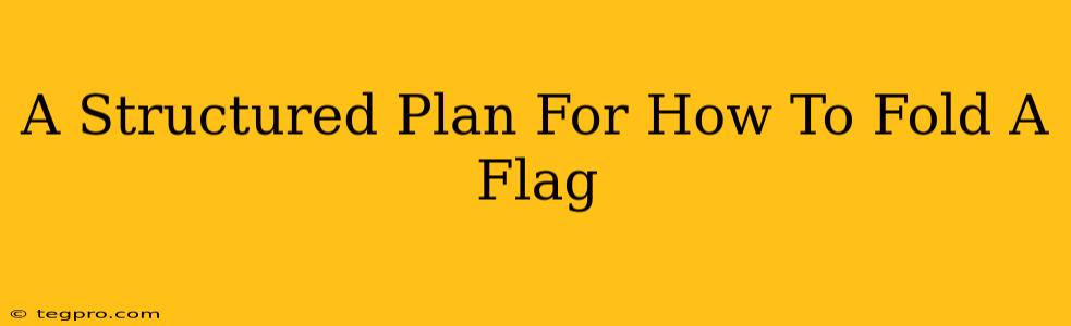 A Structured Plan For How To Fold A Flag