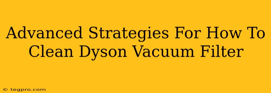 Advanced Strategies For How To Clean Dyson Vacuum Filter