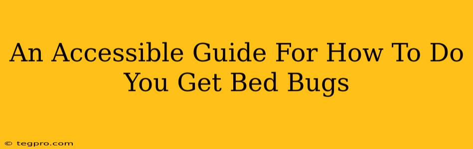 An Accessible Guide For How To Do You Get Bed Bugs