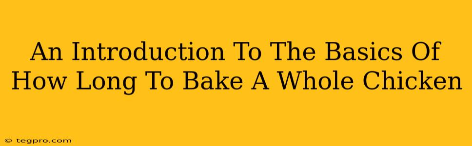 An Introduction To The Basics Of How Long To Bake A Whole Chicken