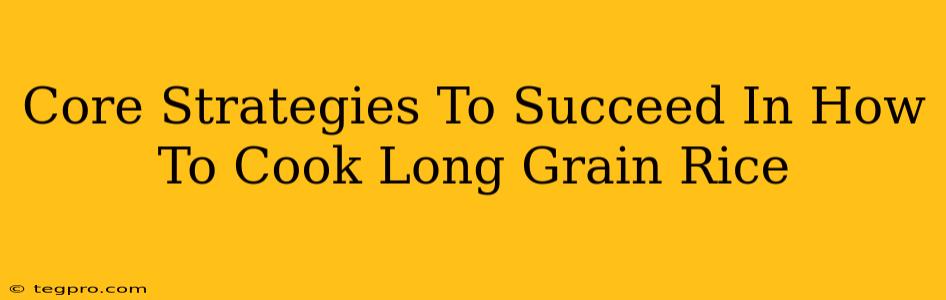 Core Strategies To Succeed In How To Cook Long Grain Rice