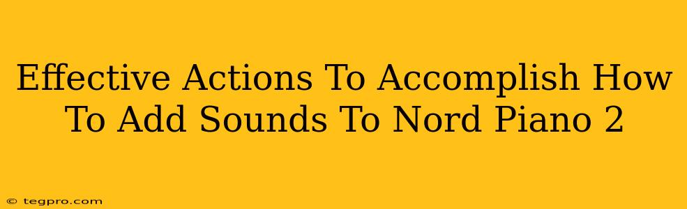 Effective Actions To Accomplish How To Add Sounds To Nord Piano 2