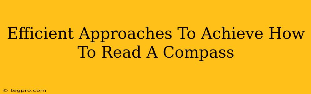 Efficient Approaches To Achieve How To Read A Compass