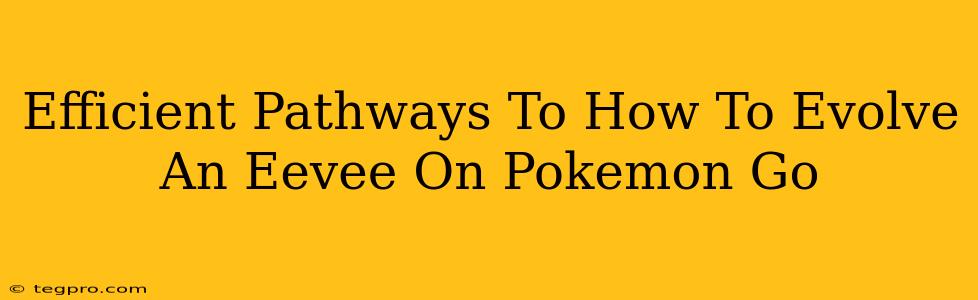 Efficient Pathways To How To Evolve An Eevee On Pokemon Go