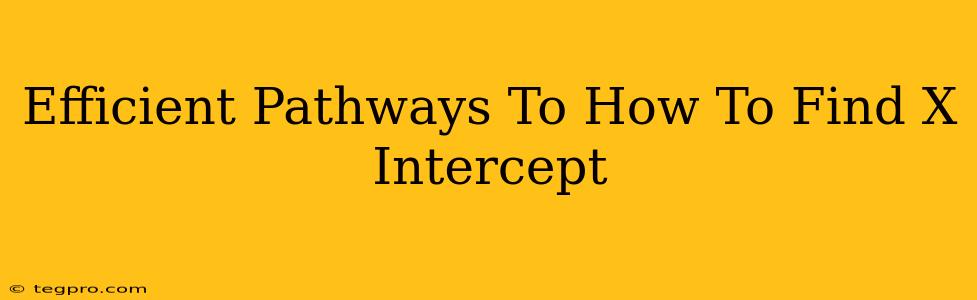 Efficient Pathways To How To Find X Intercept