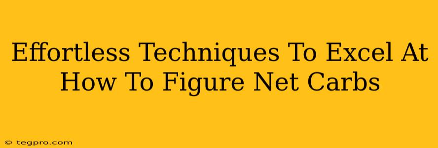 Effortless Techniques To Excel At How To Figure Net Carbs